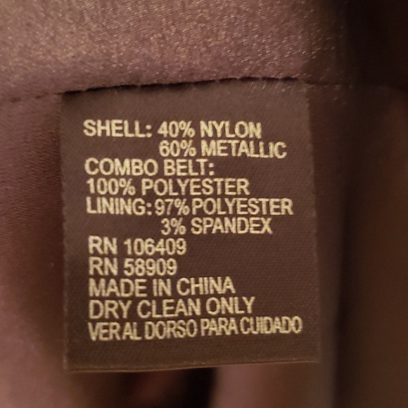 Black and shimmering silver cocktail dress size 16 - Picture 8 of 13